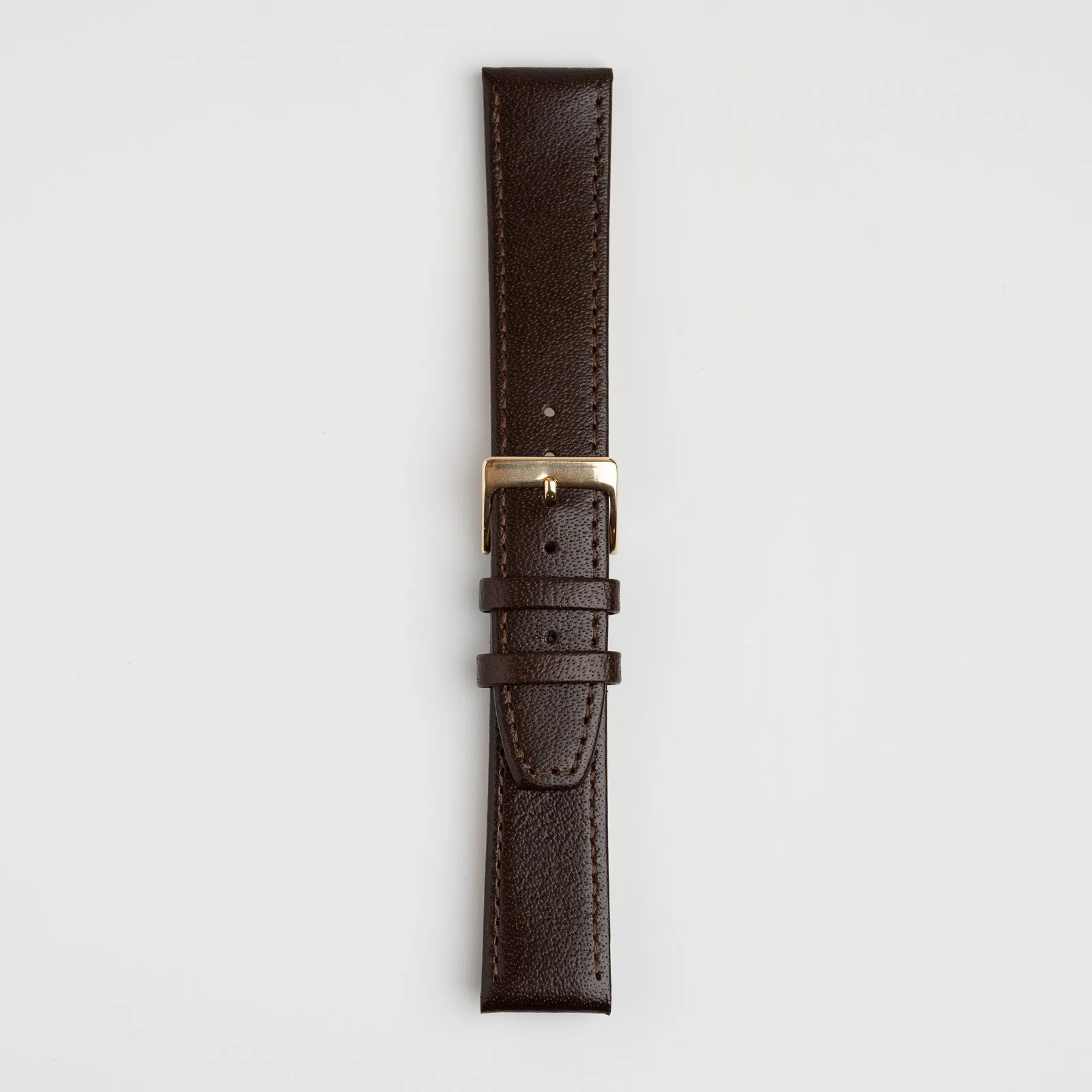 Open Ended Buffalo Brown Watch Strap