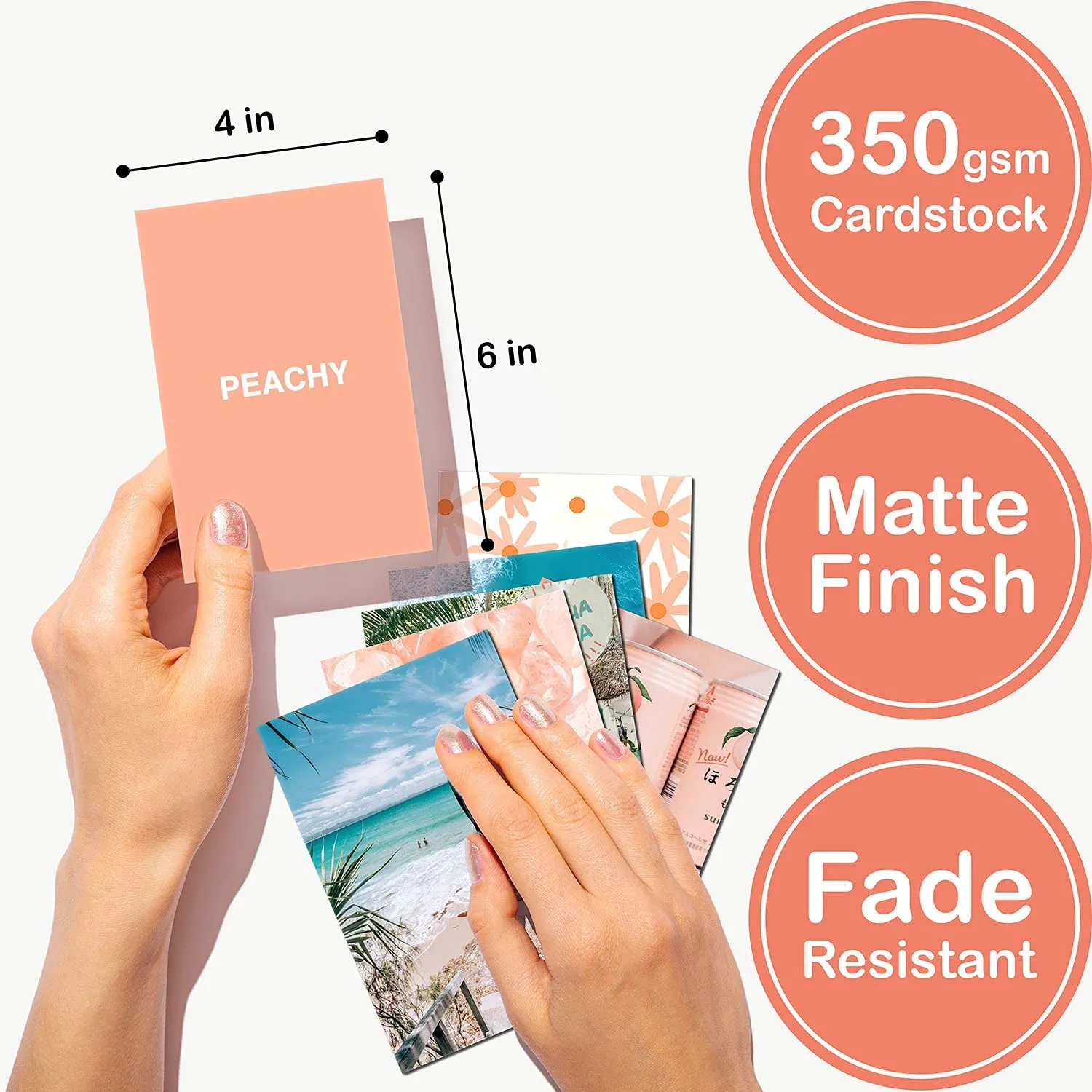 Orange Pastel Wall Collage Kit
