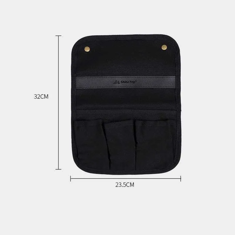 Outdoor Camping Chair Armrest Hanging Side Bag Multifunctional Storage Bag
