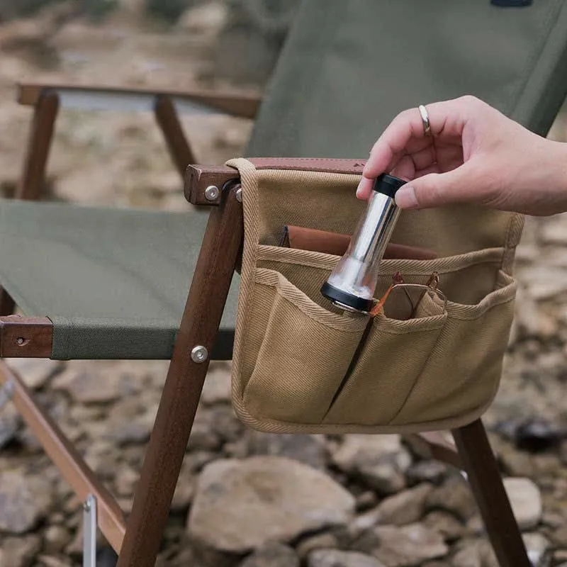 Outdoor Camping Chair Armrest Hanging Side Bag Multifunctional Storage Bag