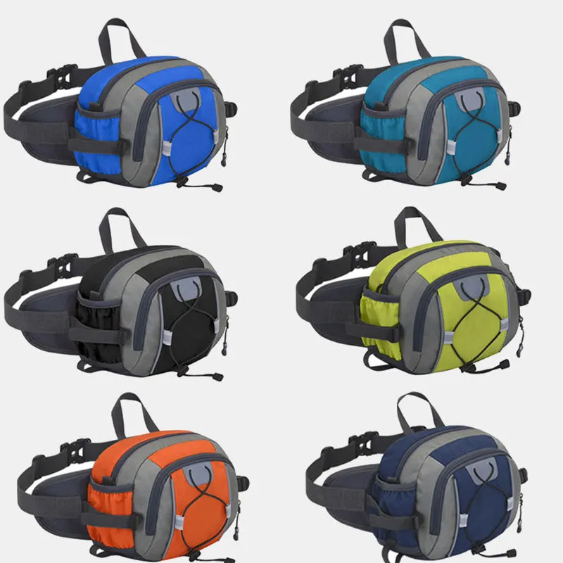 Outdoors Hiking Camping Sports Waist Bag Daypack with Crossbody Strap