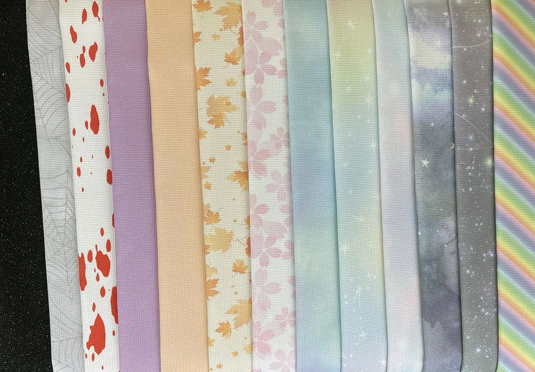 Over The Rainbow Printed Cross Stitch Aida Fabric