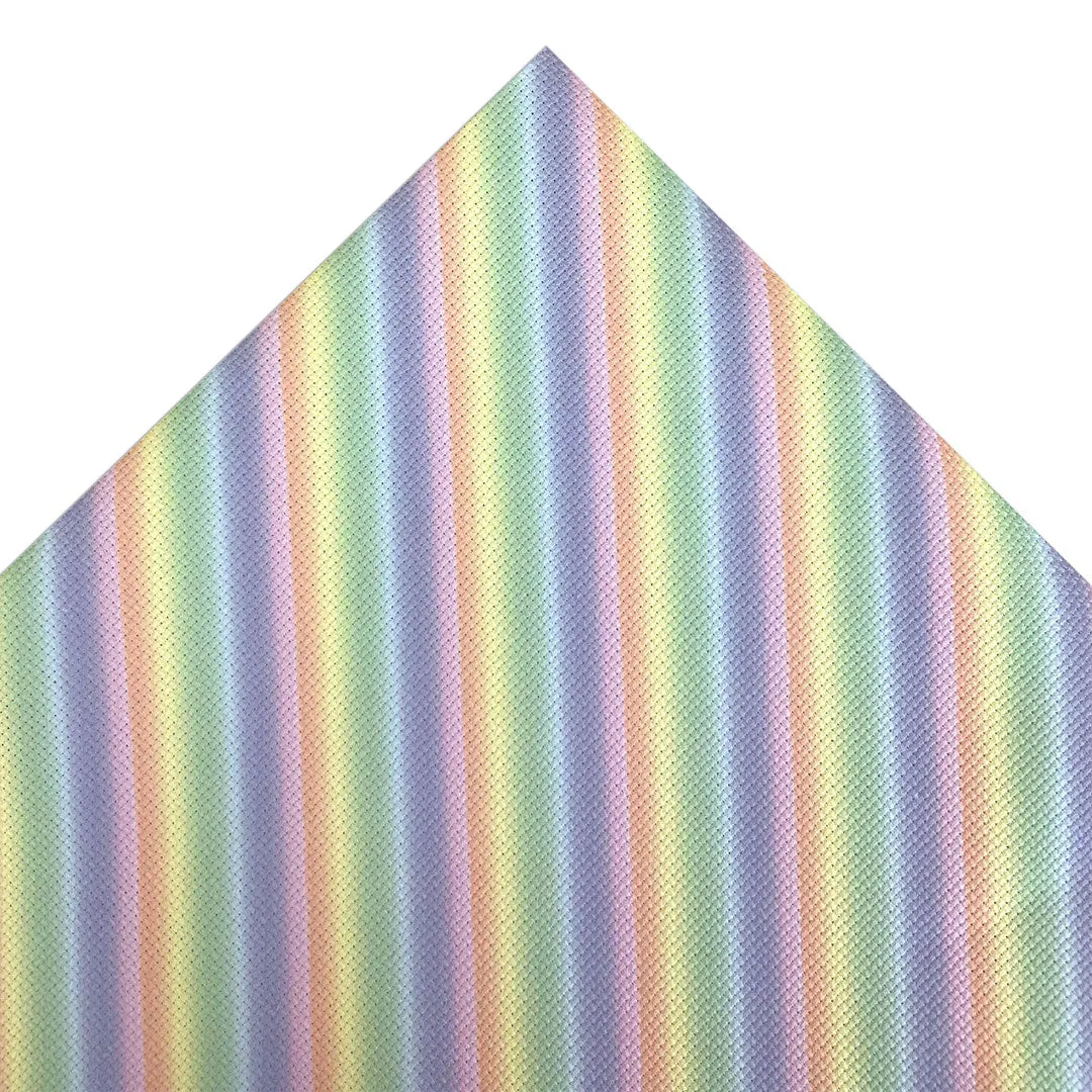 Over The Rainbow Printed Cross Stitch Aida Fabric