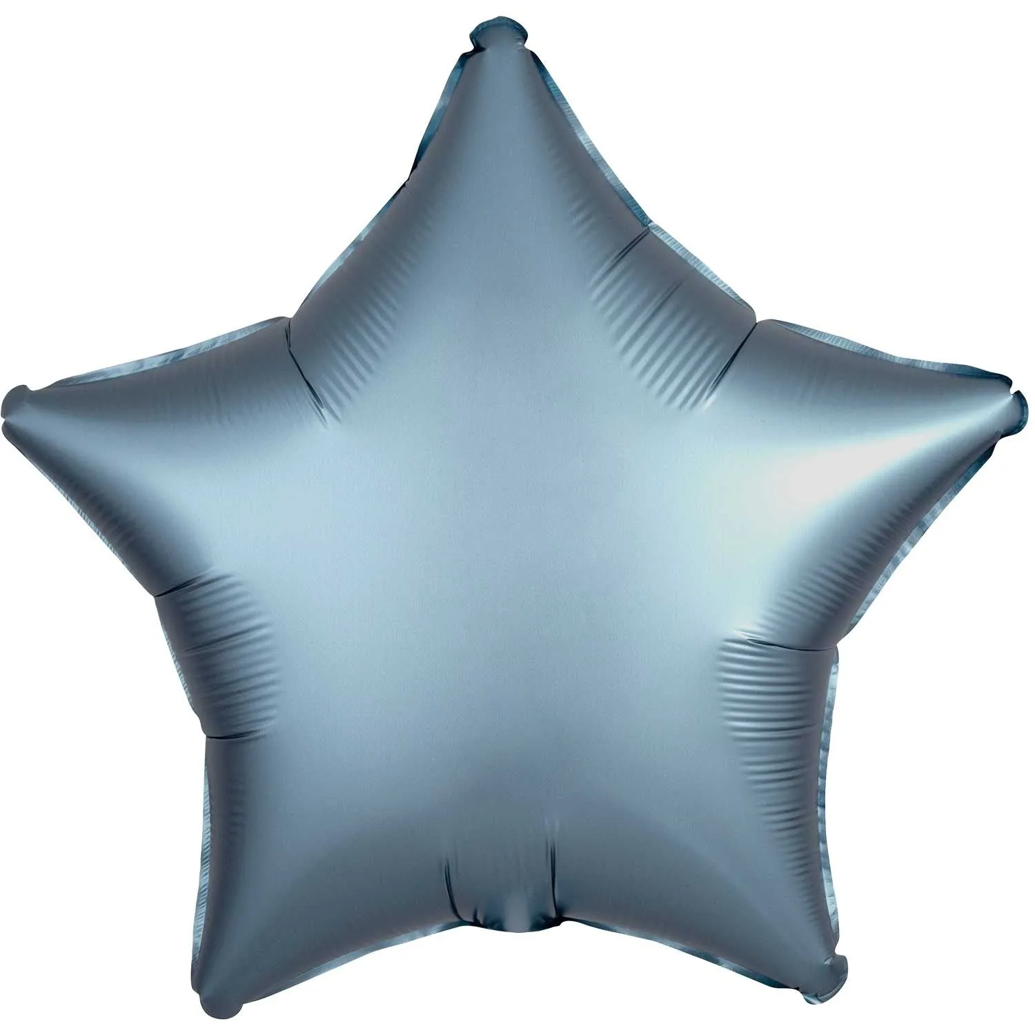 Pastel Blue Satin Star Foil Balloon 48cm