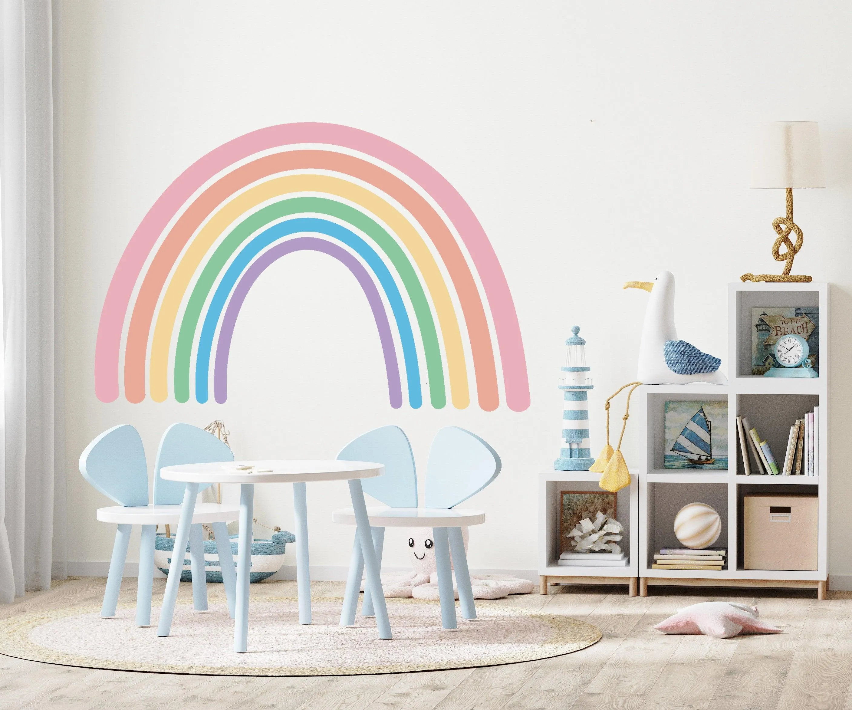 Pastel Dream Adhesive Wall Sticker - Removable Wall Art Mural Decal