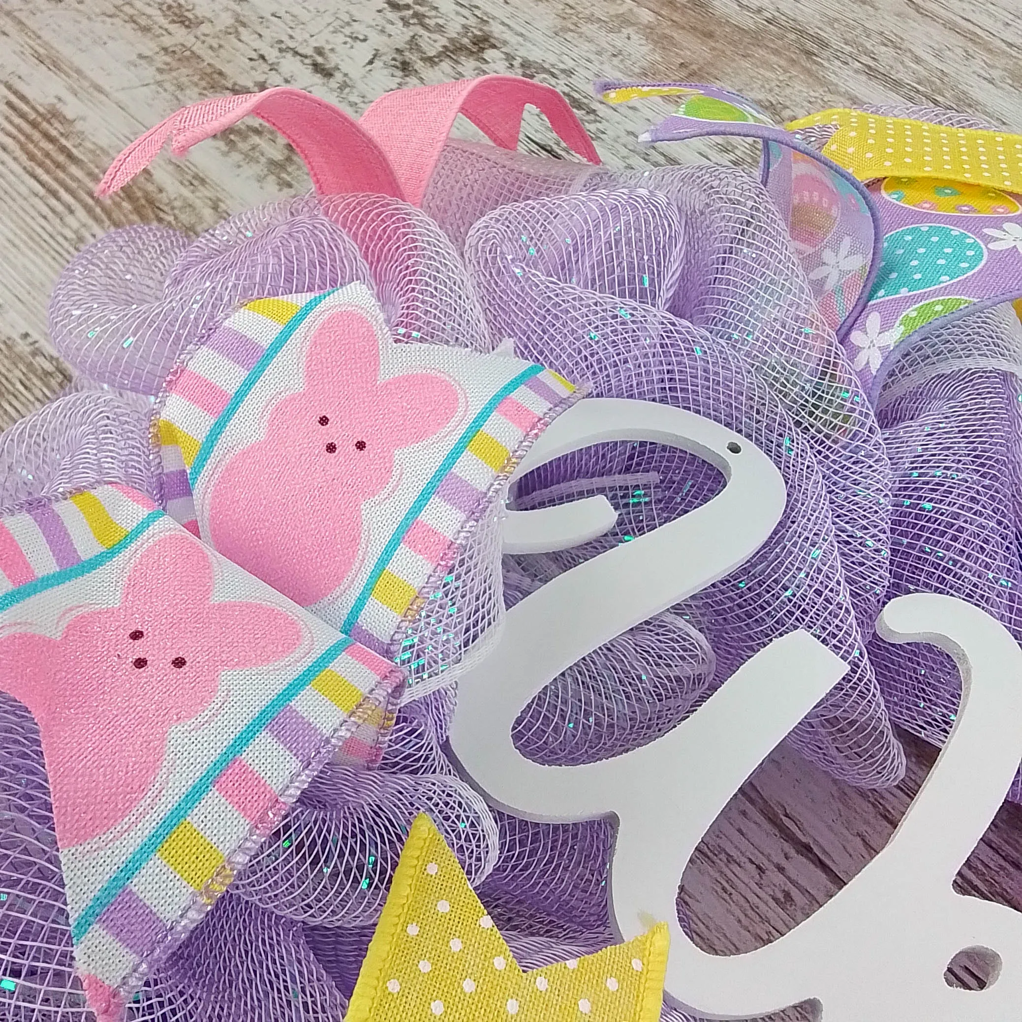 Pastel Easter Wreaths for Decoration - Welcome Front Door Decor