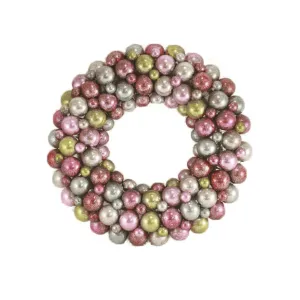 Pastel Encrusted Rainbow Wreath
