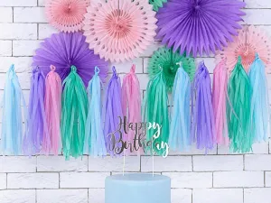 Pastel Mermaid Tassel Garland