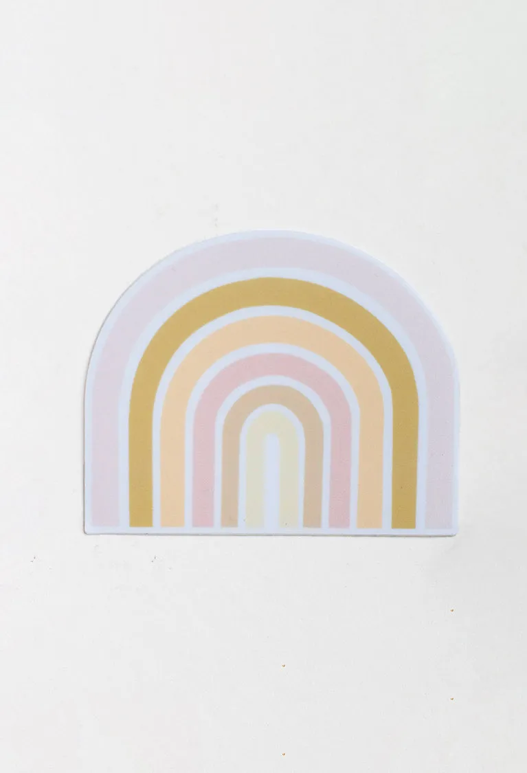 Pastel Rainbow Vinyl Sticker