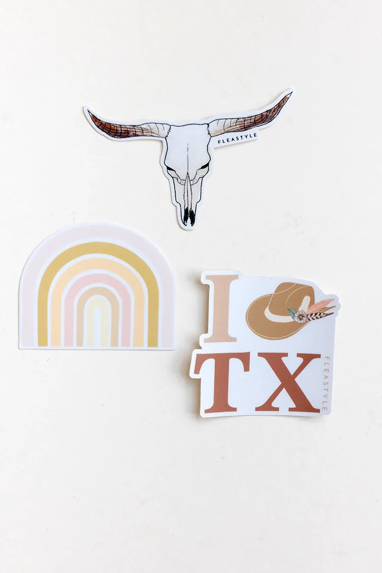 Pastel Rainbow Vinyl Sticker