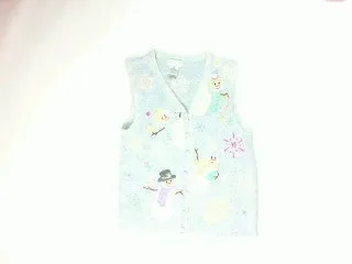 Pastel Snow-X Small Christmas Sweater