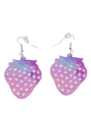 Pastel Strawberry Earrings