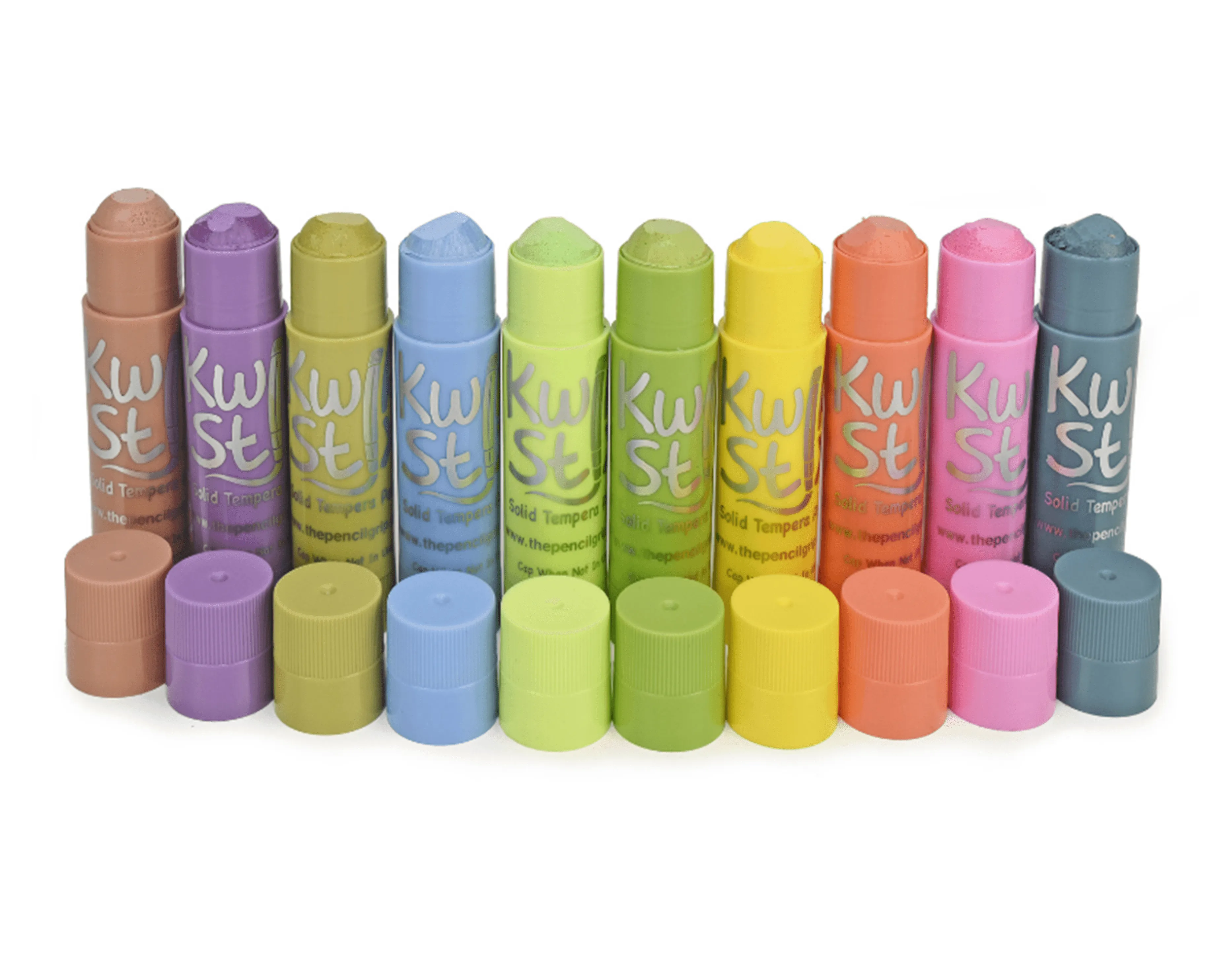 Pastel Tempera Paint Sticks - Set of 10