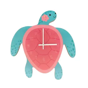 Pastel Turtle Clock