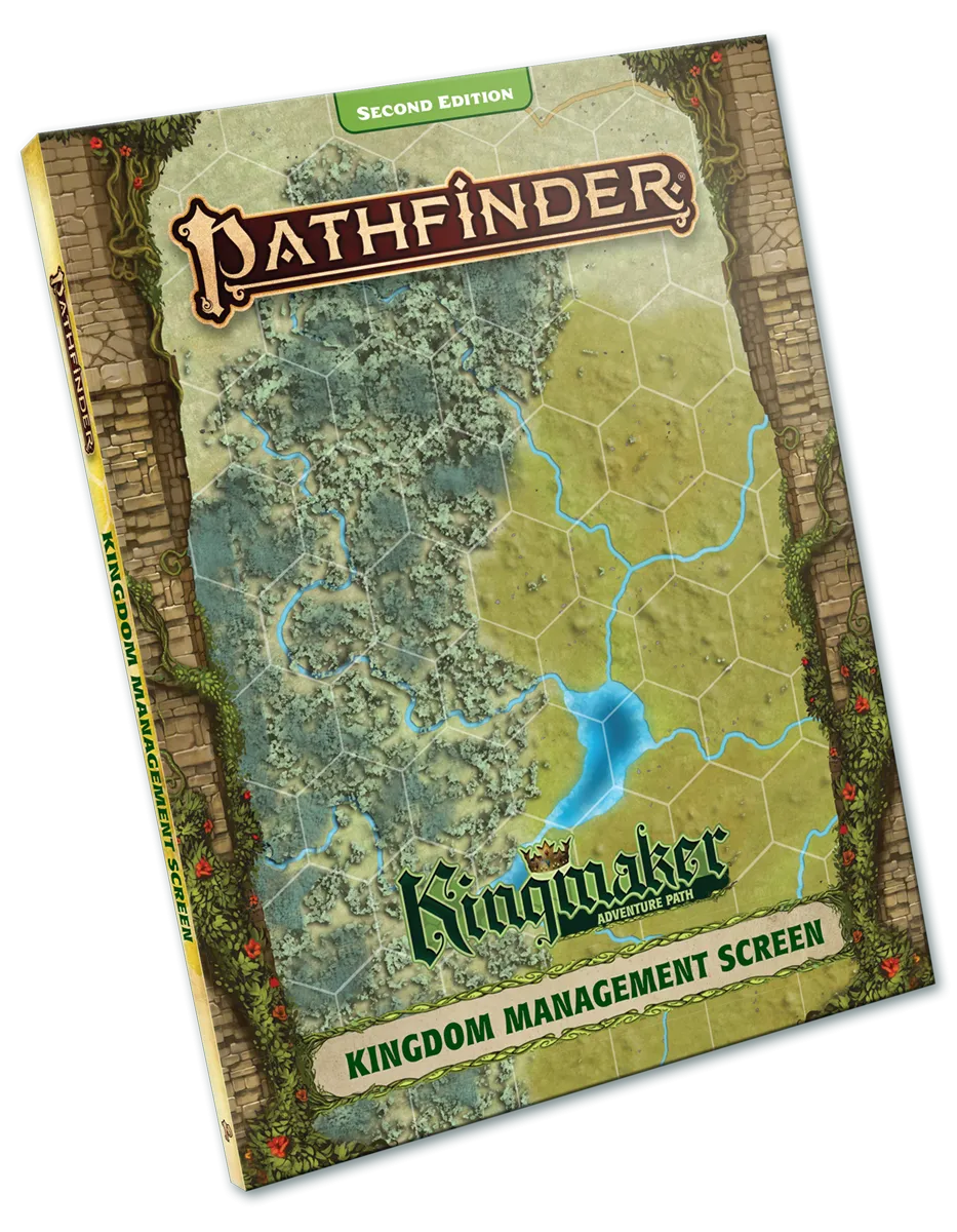 Pathfinder 2nd Edition AP Kingmaker Kingdom Management Screen