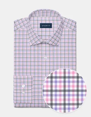 Performance Pastel and Grey Multi Check