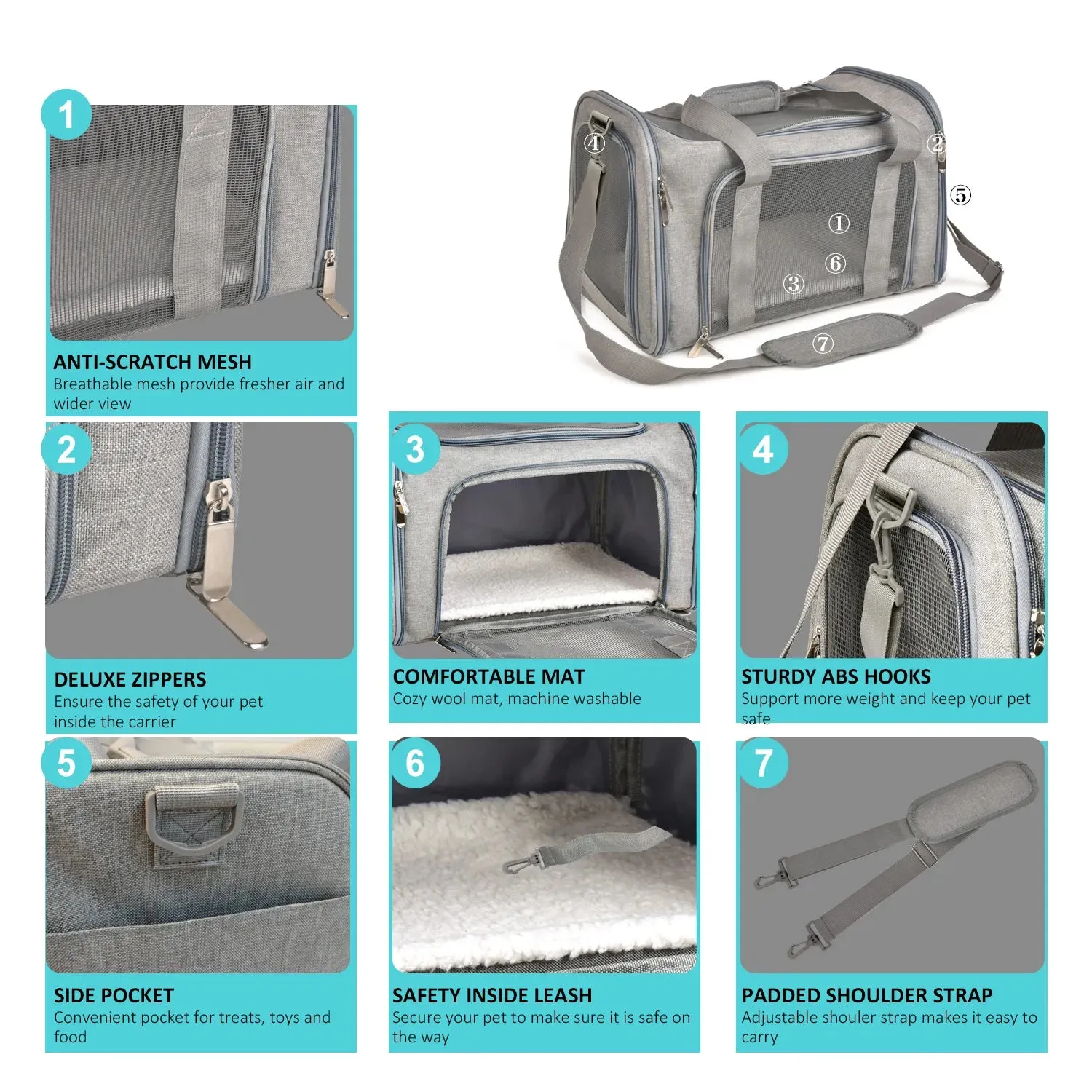 Pet Carrier Bag Dog Carriers