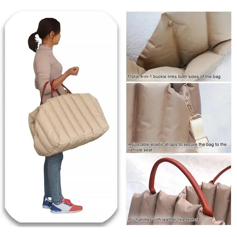 Pet Dog Car Seat Bed | Nonslip Portable Cat Travel Carrier Bag | Puppy Kitten Booster Seat | Car Seat Protector | Outdoor Pet Supplies