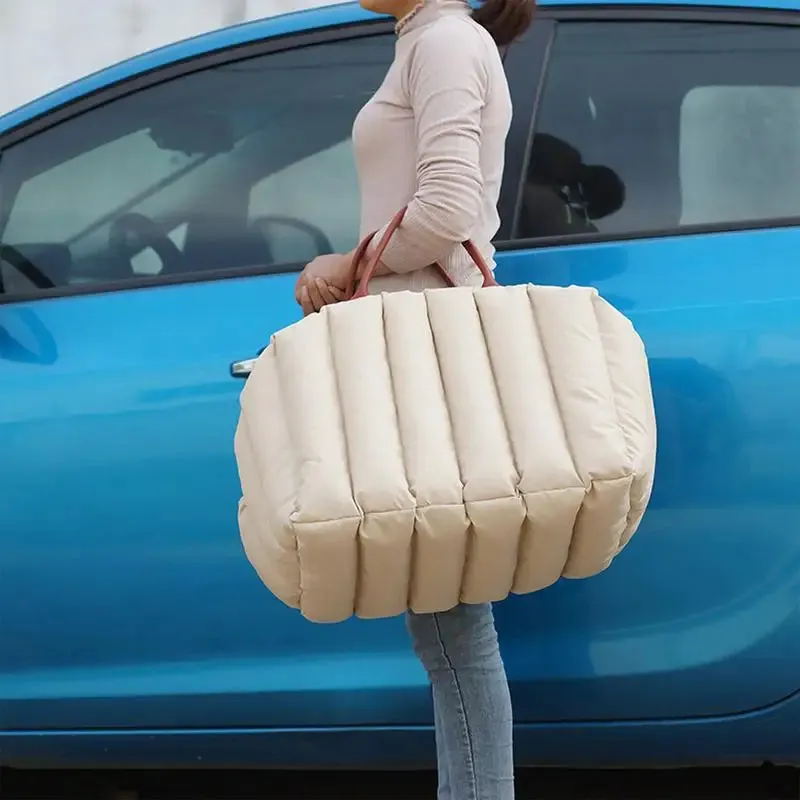Pet Dog Car Seat Bed | Nonslip Portable Cat Travel Carrier Bag | Puppy Kitten Booster Seat | Car Seat Protector | Outdoor Pet Supplies