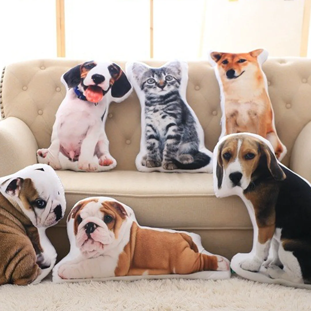 Pet Photo Shaped Pillow