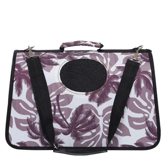 Portable Soft Pet Cat Puppy Travelling Carrier Outdoor Hand Carry Bag for Pet Safety