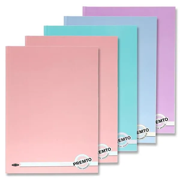Premto Pastel - A4 160 Page Hardcover Notebooks - Pack of 5