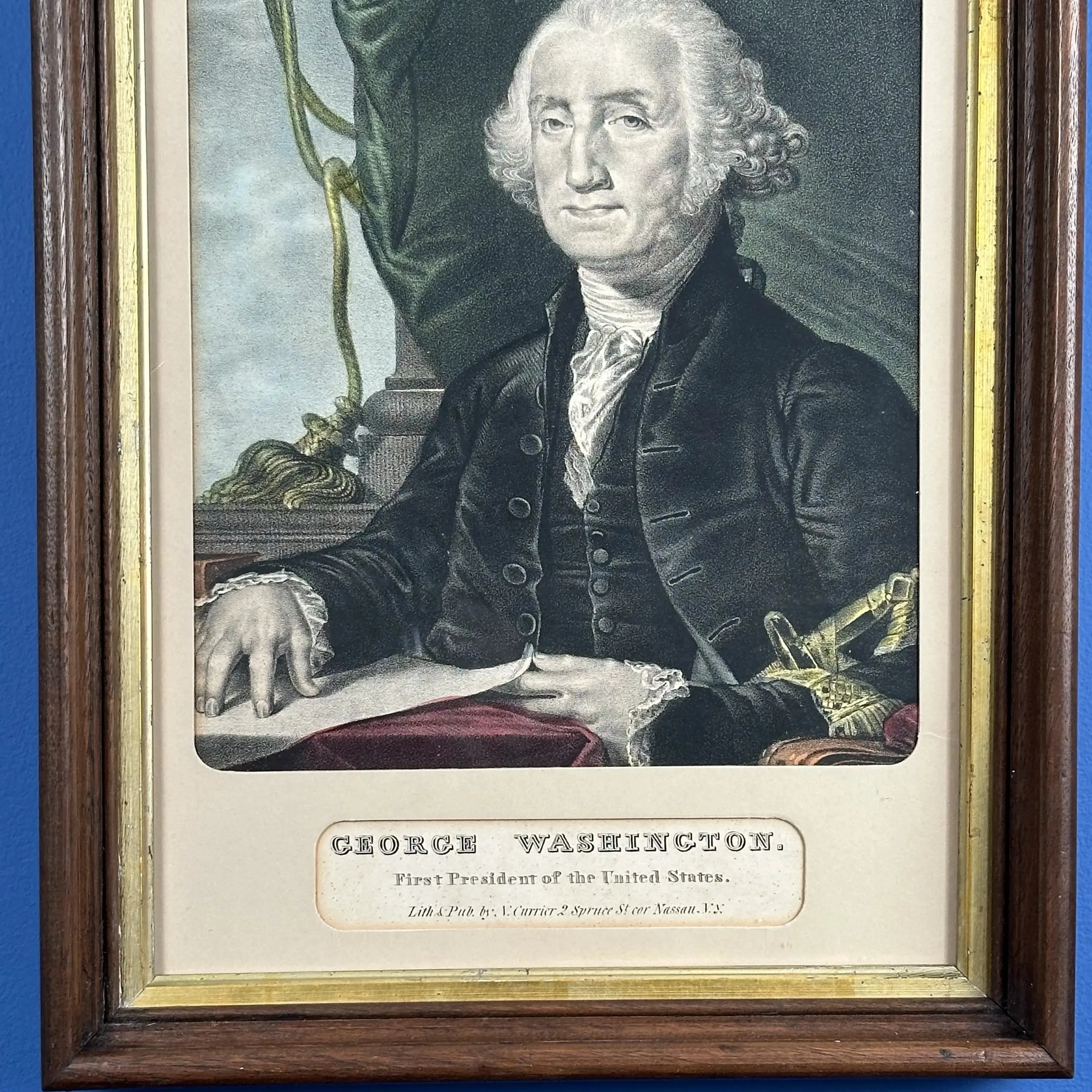 "George Washington - First President of the United States" by Nathaniel Currier