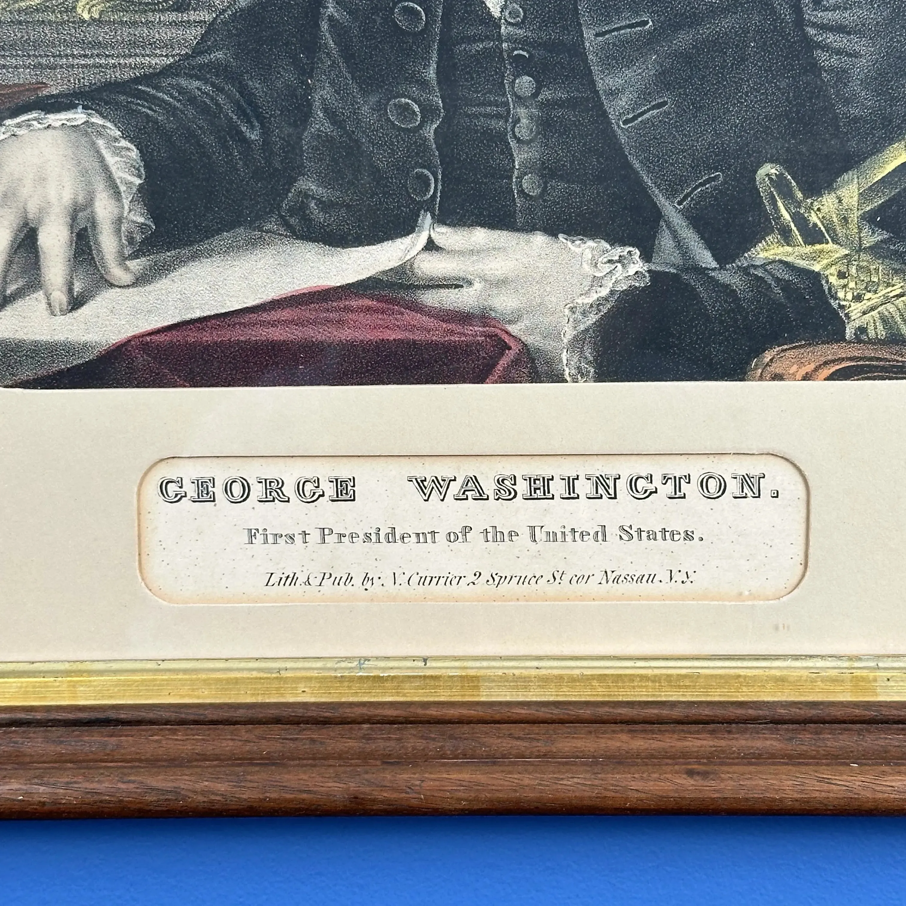 "George Washington - First President of the United States" by Nathaniel Currier
