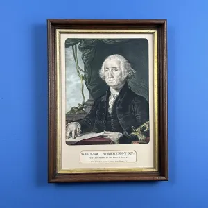 "George Washington - First President of the United States" by Nathaniel Currier