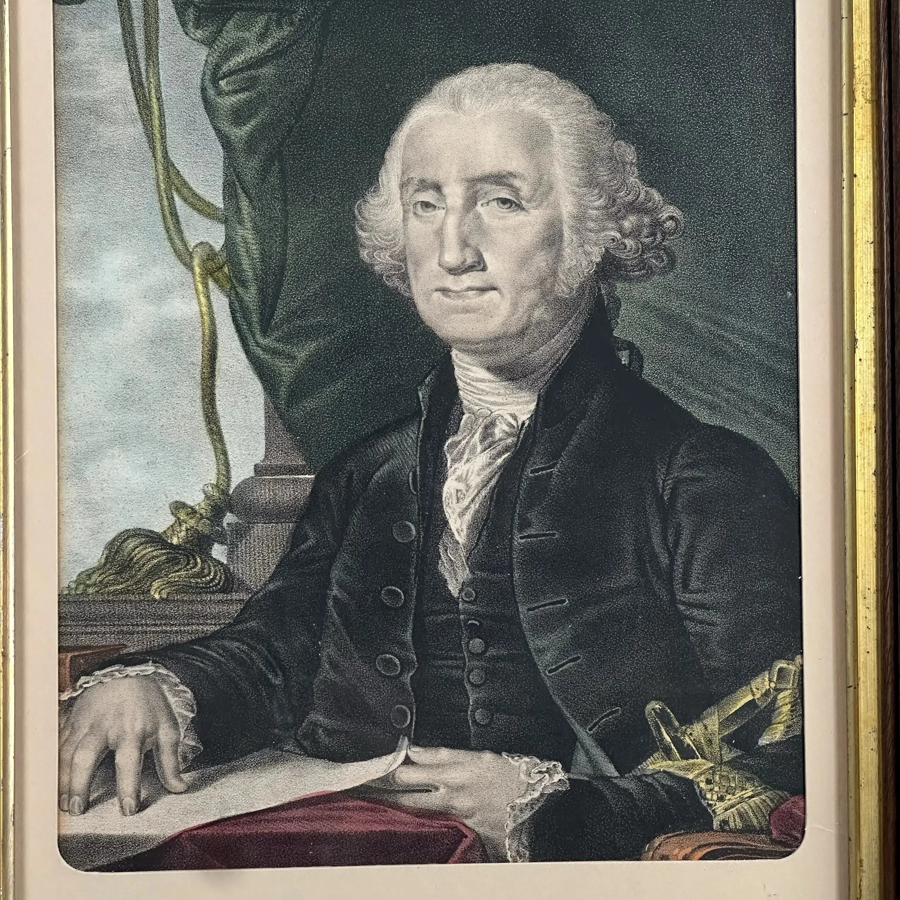 "George Washington - First President of the United States" by Nathaniel Currier