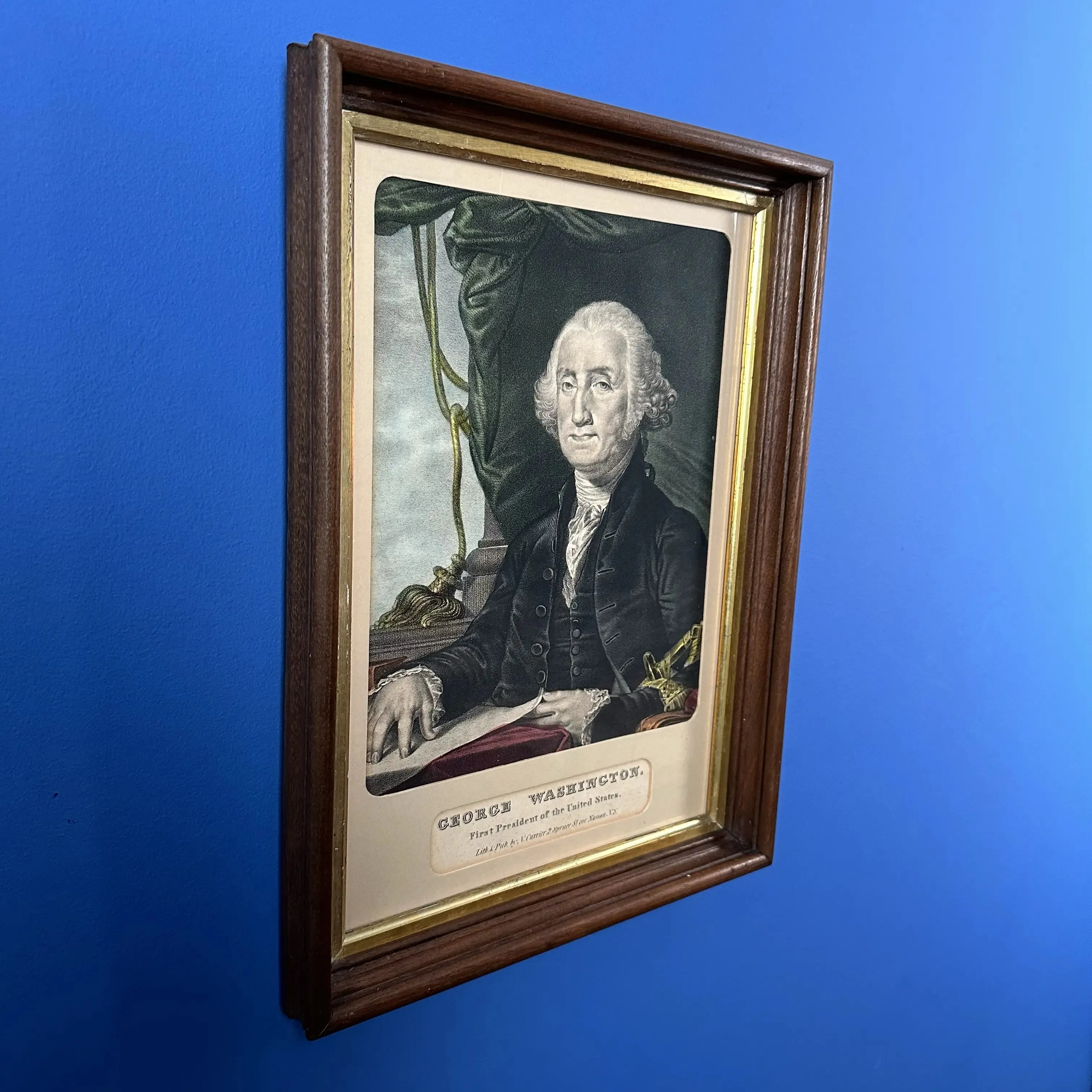 "George Washington - First President of the United States" by Nathaniel Currier