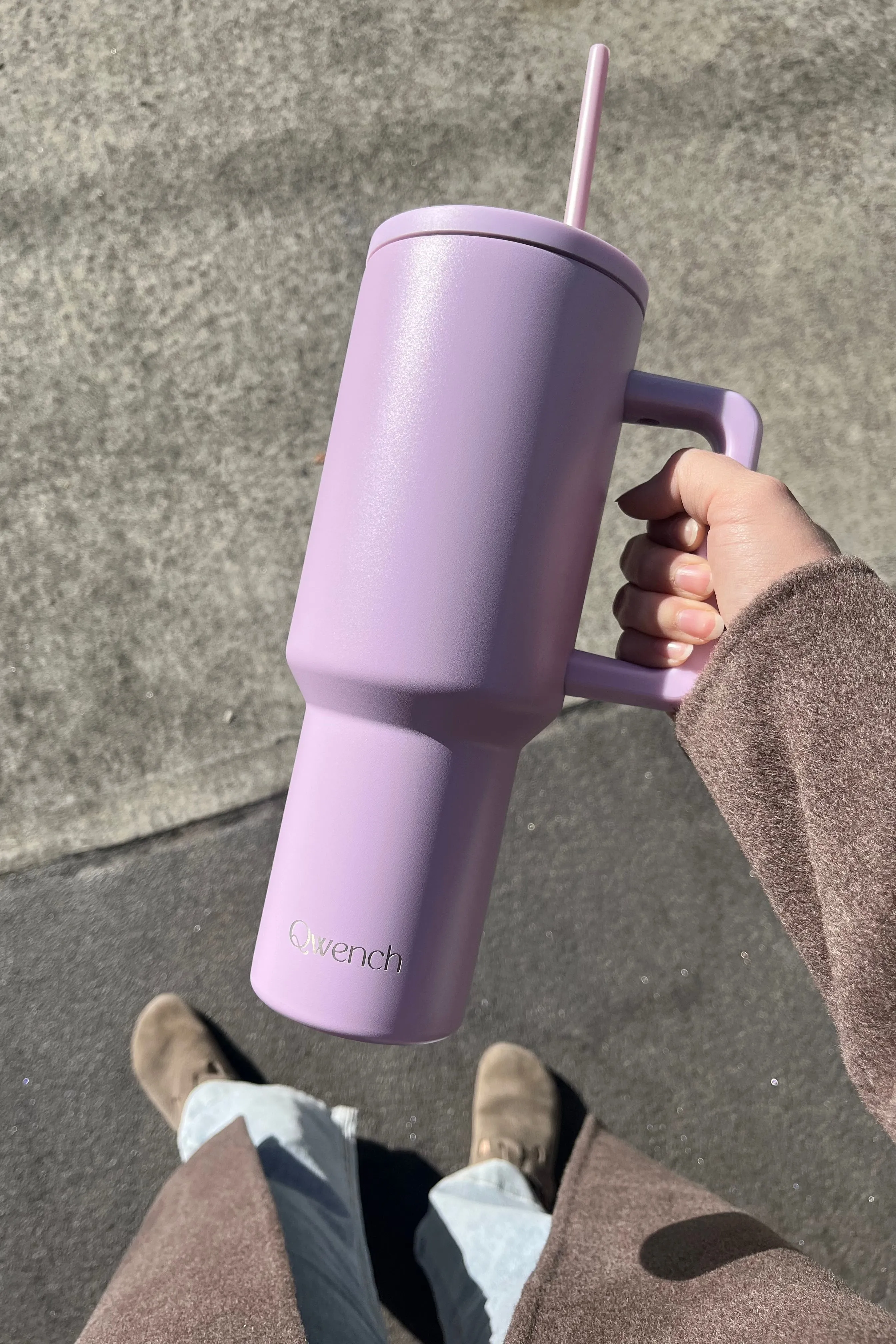 Qwest Lavender Haze Insulated with Straw 1.1L Tumbler