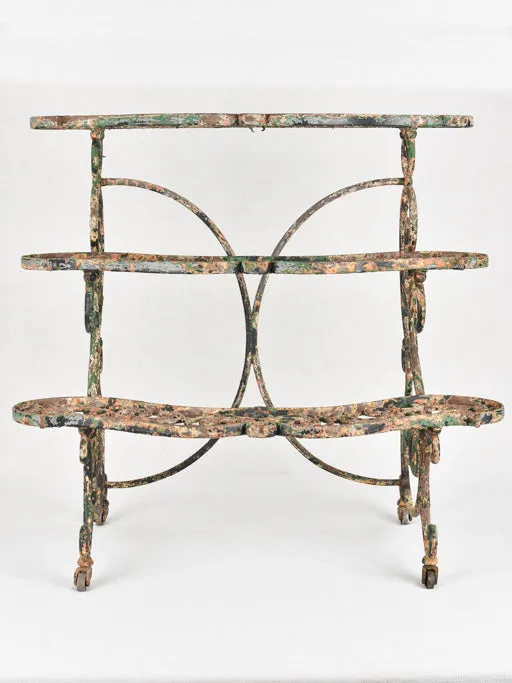 Rare 3 tier plant stand 19th-century 33½" wide