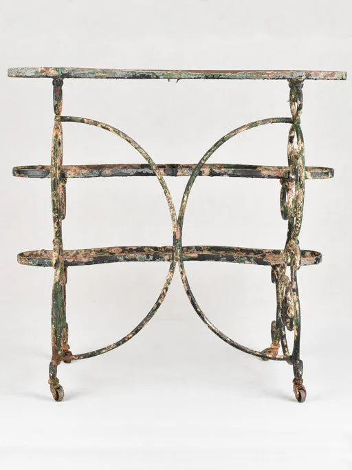 Rare 3 tier plant stand 19th-century 33½" wide