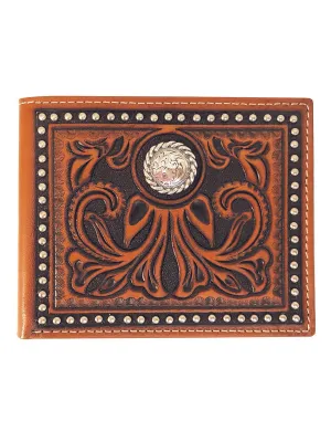 Roper Bi-fold Wallet - Tooled Leather