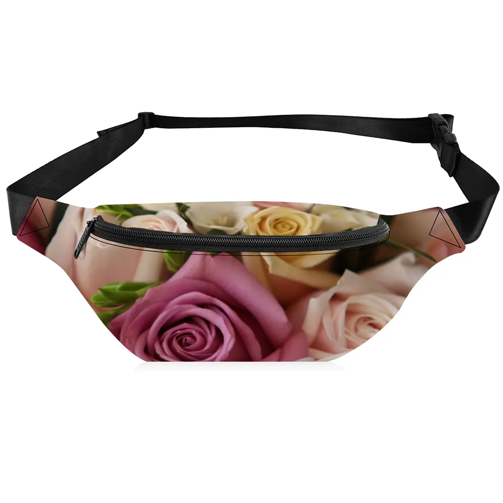 Roses Pastel Waist Bag / Fanny Pack / Bum Bag