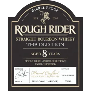 Rough Rider The Old Lion Straight Bourbon