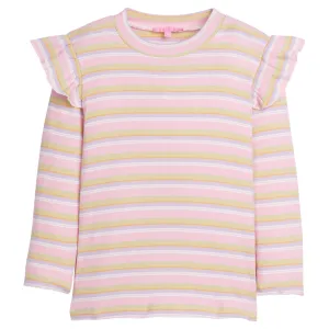 Sadie Top- Pastel Stripe