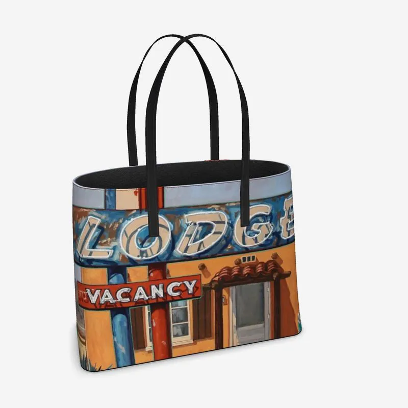 Santa Fe Lodge Leather Tote