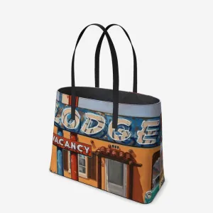 Santa Fe Lodge Leather Tote