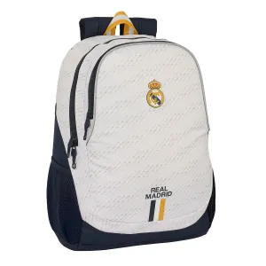 School Bag Real Madrid C.F. White 32 x 44 x 16 cm