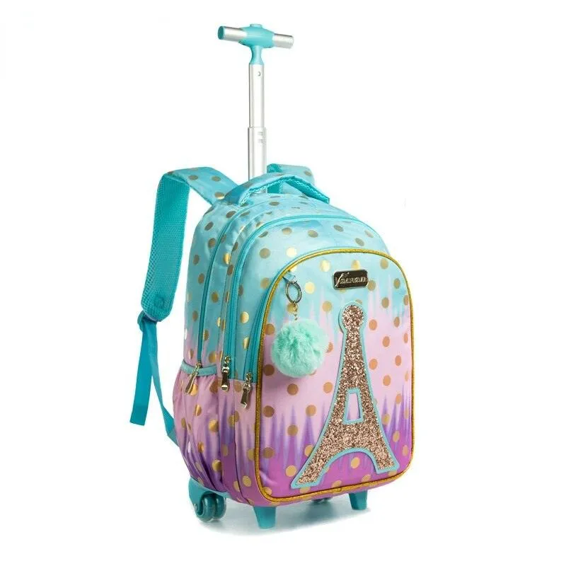 School Children's Backpack with Wheels