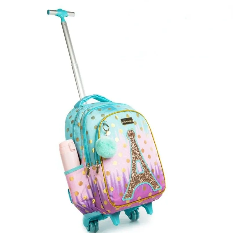 School Children's Backpack with Wheels