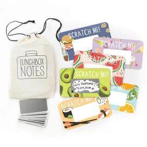 Scratch-off Lunchbox Notes, Food