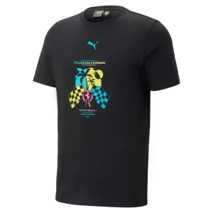Scuderia Ferrari F1 Special Edition Miami GP T-Shirt - Black/White