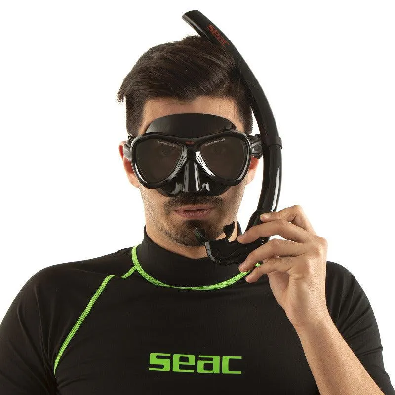 Seac Cove Diving Mask S/Bl Black/Red