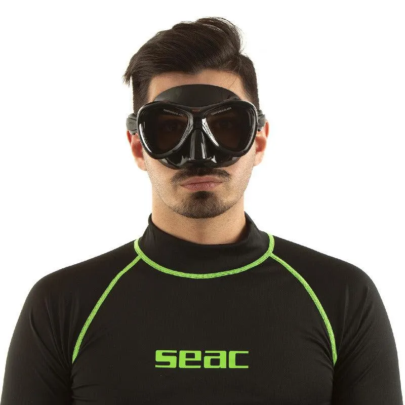 Seac Cove Diving Mask S/Bl Black/Red