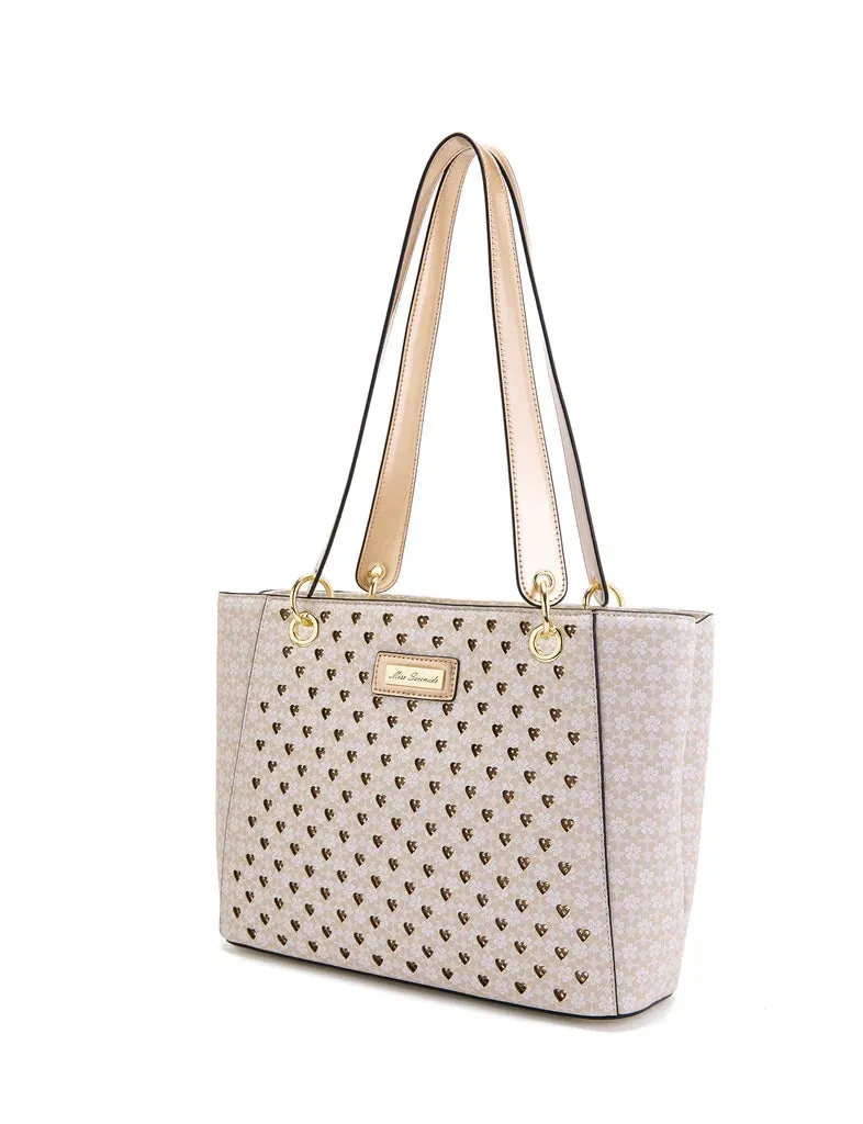 Serenade - XB-2975- Dillon Vegan Tote Bag - Beige