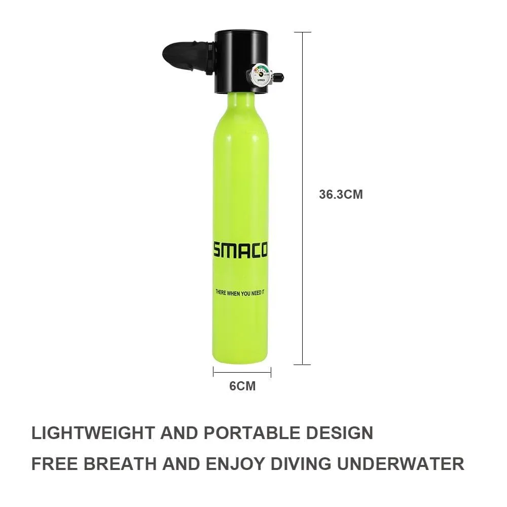SMACO Scuba Diving Oxygen Tank Set