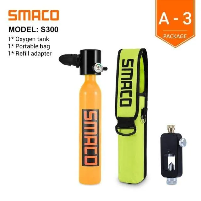 SMACO Scuba Diving Oxygen Tank Set